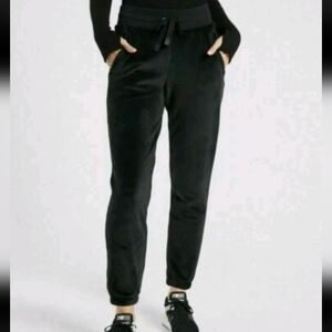ATHLETA‎ Double Cozy Karma Recover Jogger Pants | Black  Size Xs